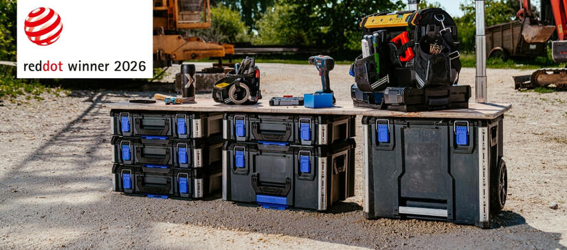 RED DOT AWARD FOR THE L-BOXX CONTRACTOR
