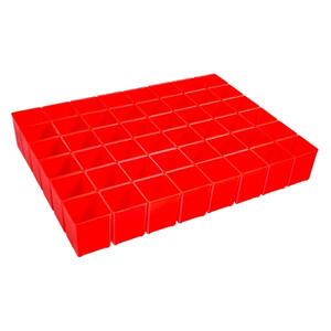 Organizer Bin A3 red